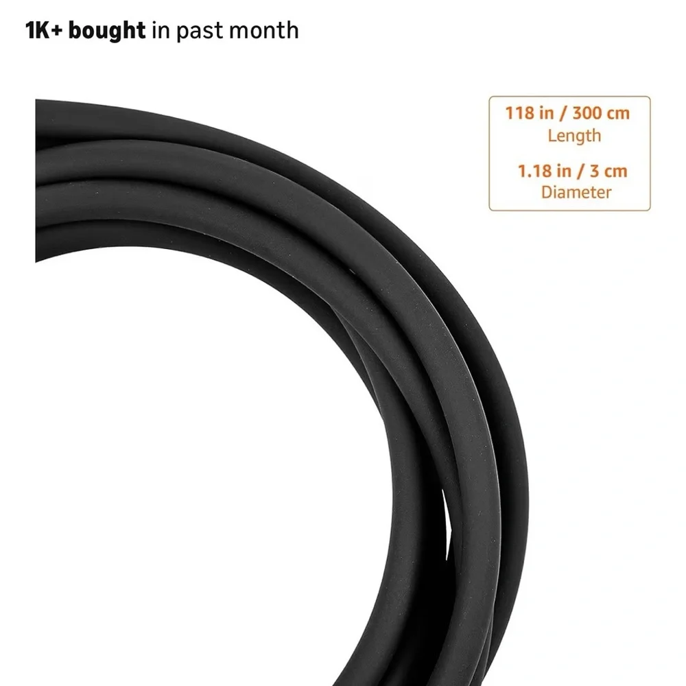 AmazonBasics Black Jump Rope - Picture 2 of 2